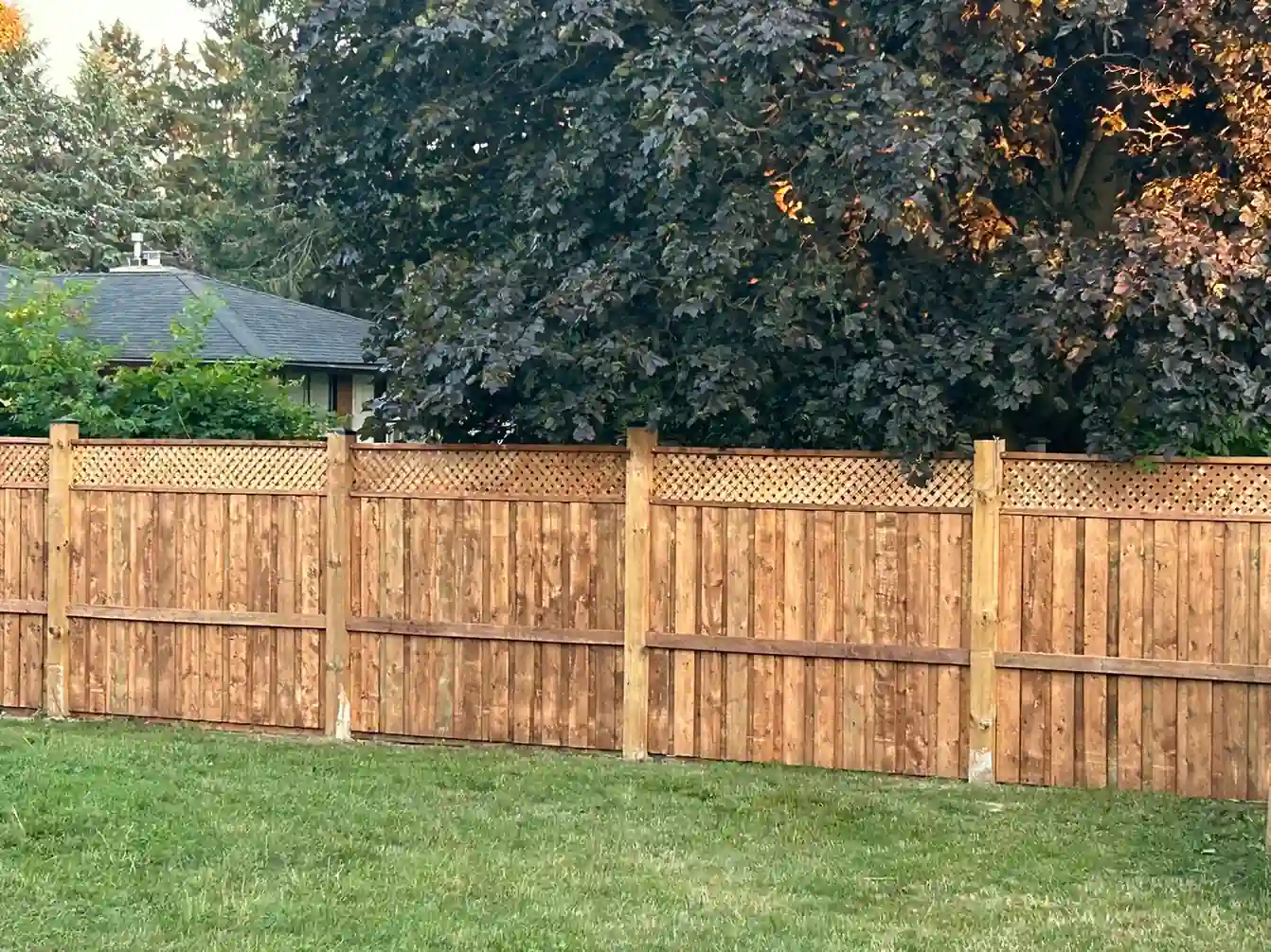Residential fence renewal by Luxury Fence & Deck