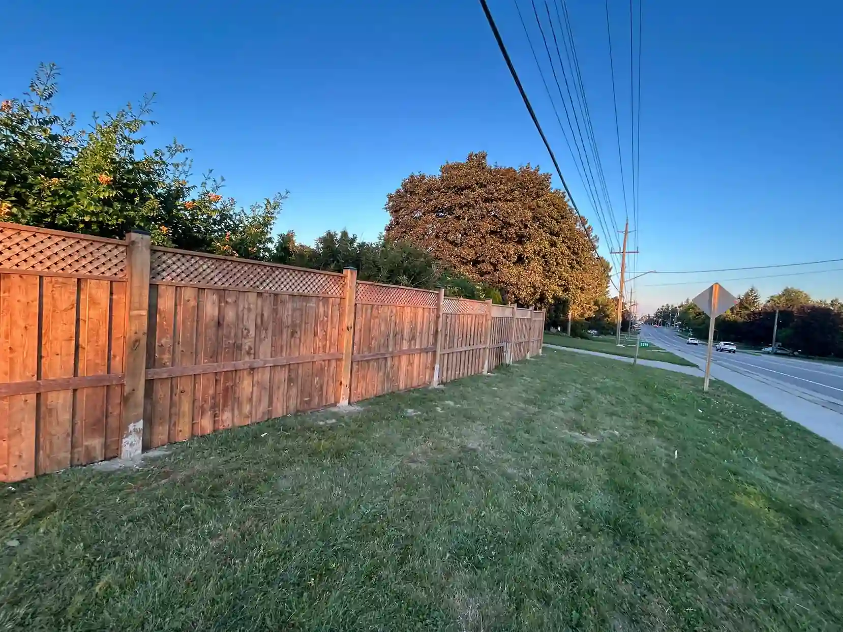Backyard privacy upgrade by Luxury Fence & Deck